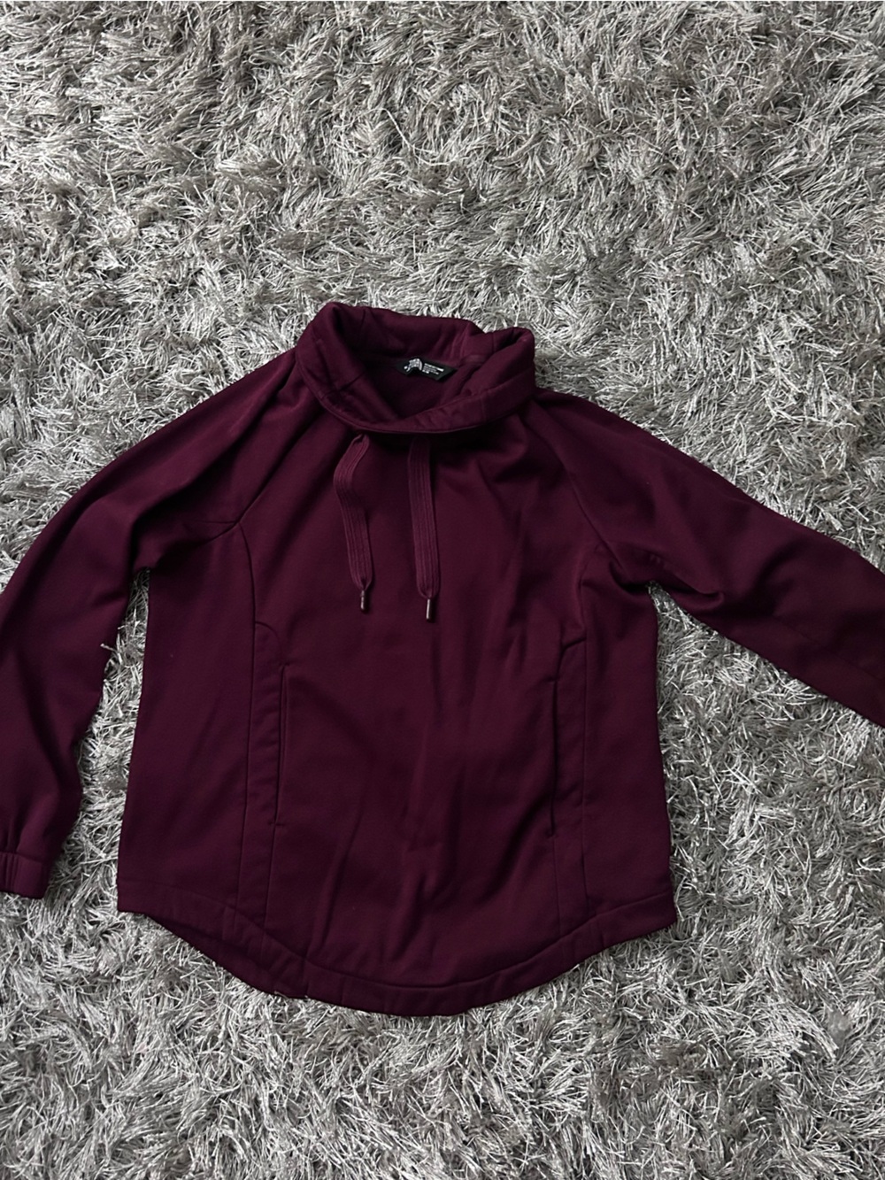 The North Face Burgundy Pullover Hoodie